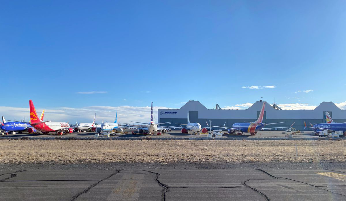 Airlines-branded Boeing 737 MAX jets